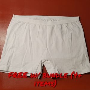 White Safety Shorts Stretchy Yoga Bottoms Athletic Women's Size Small S Bottom